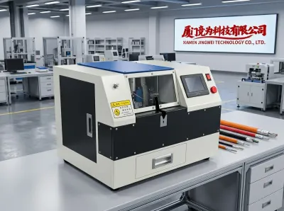 Automatische kabelafscherming borstel-, vouw- en snijmachine JW-835