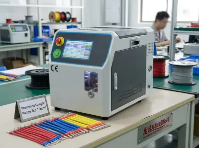 Automatische adereindhuls strippen en krimpmachine met twistfunctie JW-0.3-16MM2 Thumb
