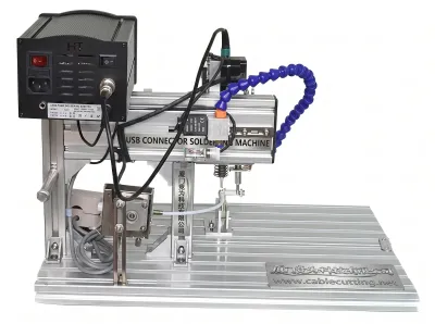 Semi-automatische USB Connector Soldeermachine 205H
