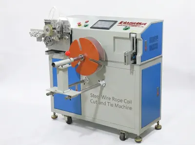 Automatische Staalkabel Oprol-, Snij- en Bindmachine WPM-40-80S