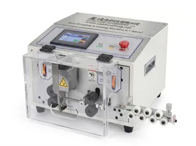 Touchscreen Draadstripper en Snijmachine 0,1-8mm² WPM-ES