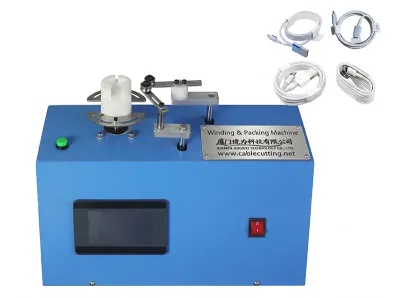 Automatische USB-datakabel Wikkel- en Verpakkingsmachine WPM-2024B