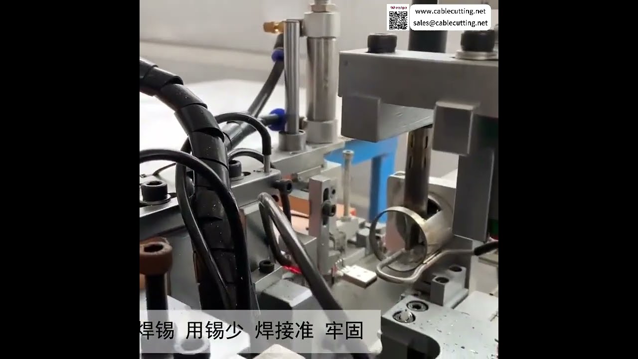 Volledig Automatische Soldeermachine voor USB Datakabels - Snelle Pre-Shipment Fabrieksinstelling & Aangepaste Tool Setup