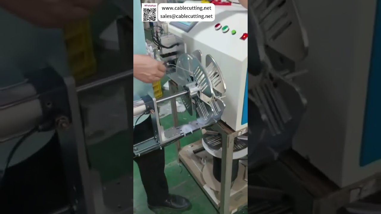 Volledig automatische lintkabel snij- en ordermachine met meter telling voor optimale split-output