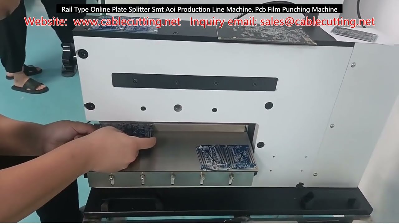 Rail-Type Online Plaatverdeler voor SMT AOI Productielijn - PCB Film Ponsmachine