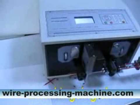 Dubbele Draadsnij- en Stripmachine (WPM-09F) – Automatische Kabelverwerking http://www.cablecutting.net/
