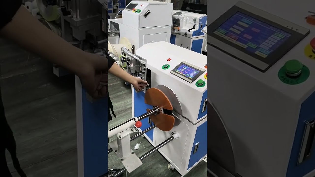 Automatische Meter-Tellende Traverserende Draadwikkel- & Haspelmachine – Precieze Meting #automobiel