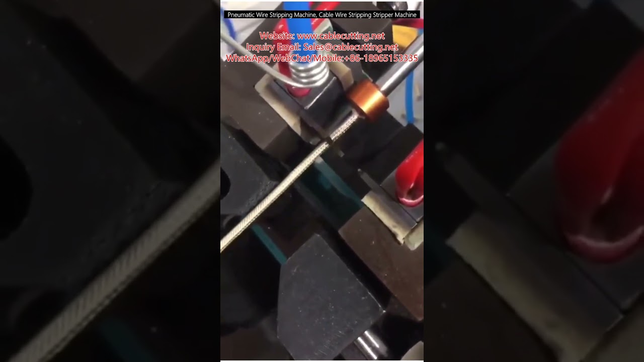 Professionele Pneumatische Draadstripmachine | Automatische Kabelstripper