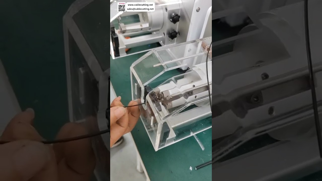 Coaxial Teflon Cable Stripper  Rotary Blade Cut Ensures Zero Damage to Inner Conductor