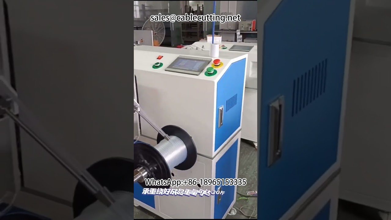 Automatische tel-, sorteer-, knip- en oprolmachine voor kabels | Precisie en efficiëntie
