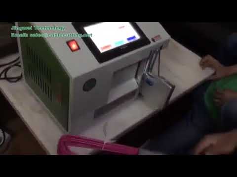 Automatische twistbindmachine voor toastbroodzakken | Metalen lint verpakking