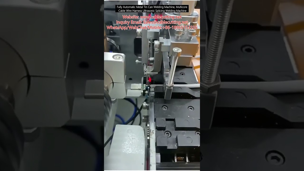 Volledig Automatische Ultrasoon Lasmachine voor Blikken en Multicore Kabelbomen | Krachtig en Betrouwbaar