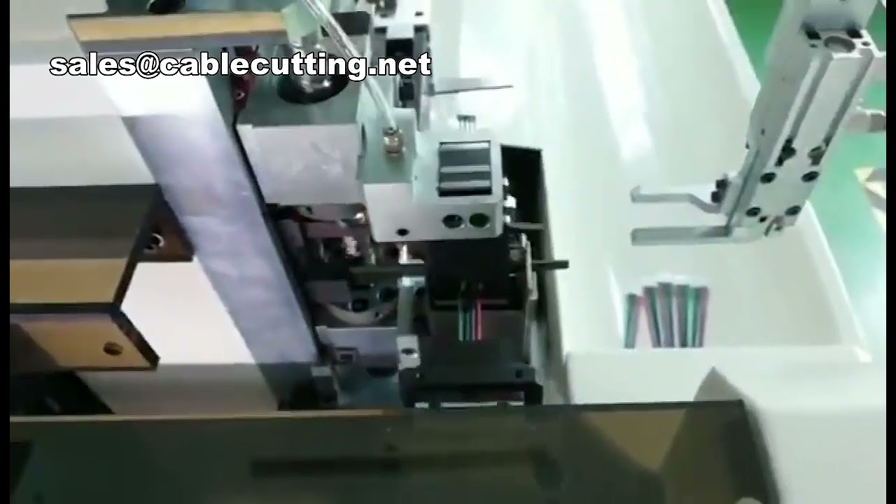 Automatische enkelkoppige draadstripper, -knipper, -crimper & terminalhuis-steker | Hoge productiviteit