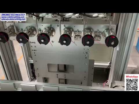 Automatische zes-spindelige wikkelmachine voor trimmerhaspels