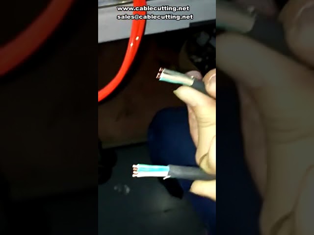 Pneumatische draadstripper 3F & 4F verticaal - voor fijne elektronische draden en 34-gedraaide draad
