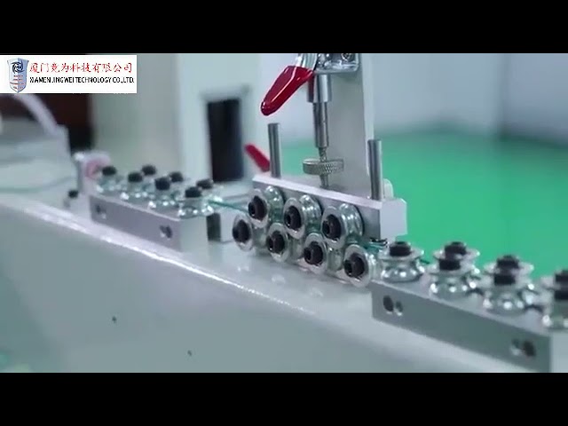 Kabel Snij-, Strip- en Crimpmachine voor PCB Tabs – Automatische Draadverwerking
