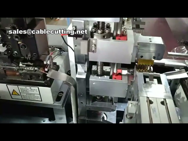 Automatische Terminalkrimpmachine | Dubbelkop Draadkrimpmachine | Volledig Automatisch