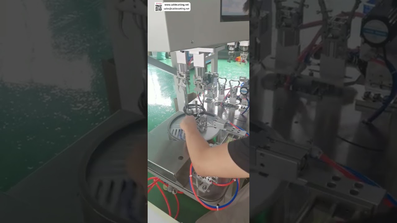 Automatische HDMI-kabelbindmachine - Cirkelvormige dubbele binding voor snelle fabriekstesten