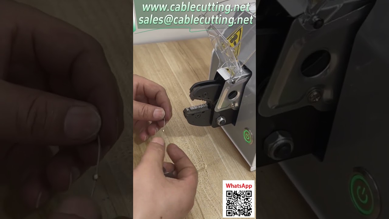 Professionele elektrische terminalkrimpmachine | Op maat gemaakte matrijs voor speciale metalen bollen | Trekkrachttest goedgekeurd