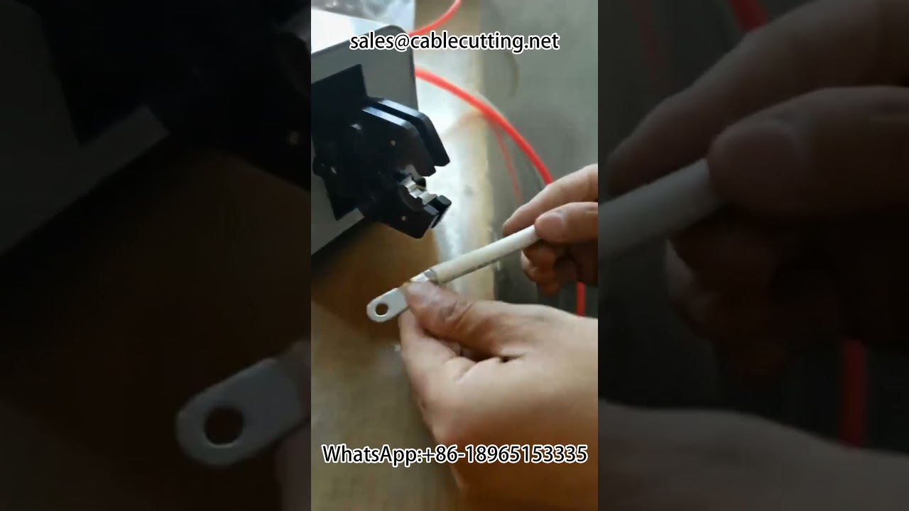 Pneumatische krimptang voor koperen kabelschoenen 6-70 mm²