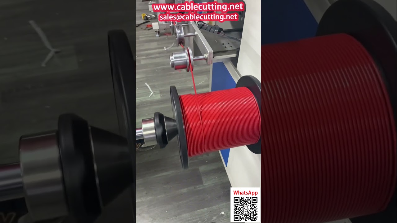 Automatische afwikkel-, tel- en opwinder voor draad en kabel – Hoge precisie industriële machine