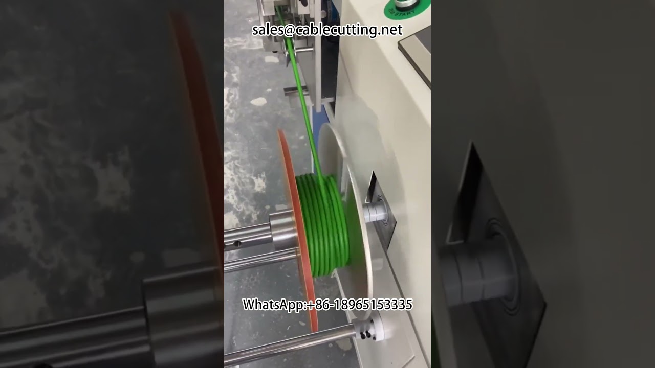 Precisiewikkelmachine voor Draadverwerking | Sleepkettingkabel & Servo Kabelboom