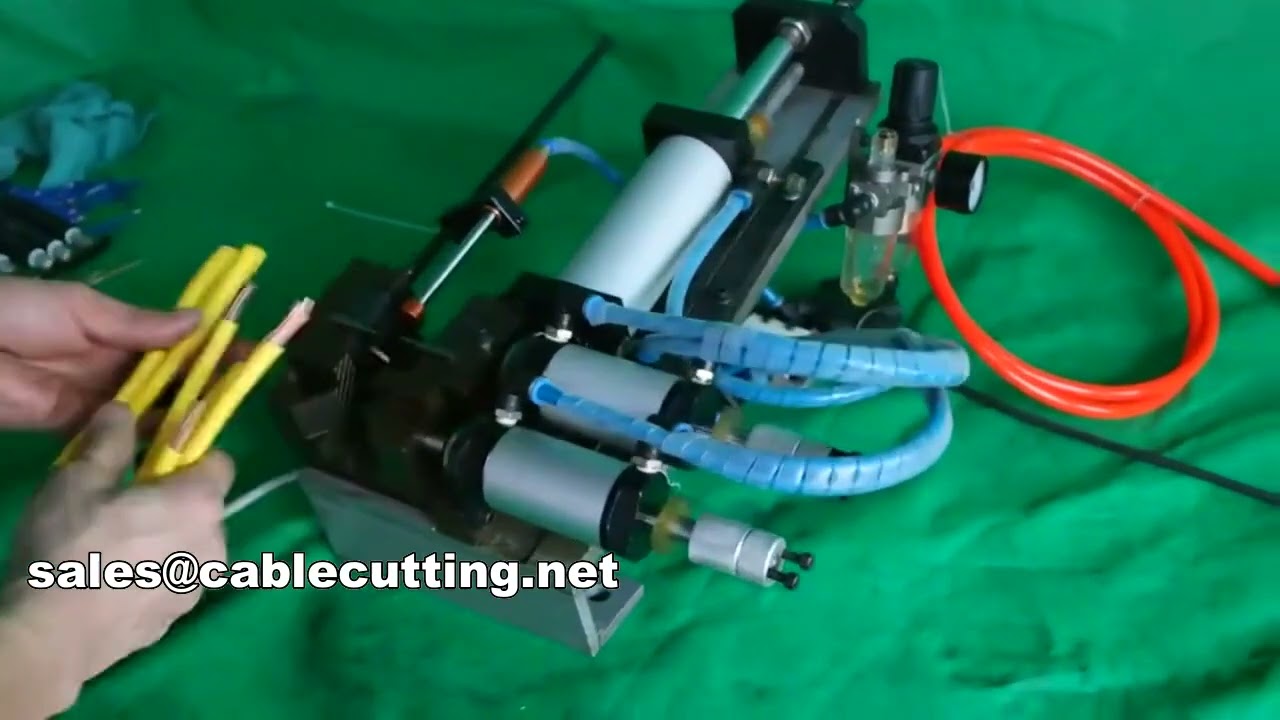 WPM-305: semi-automatische draadstripmachine voor efficiënte kabelverwerking