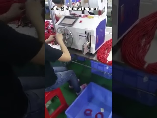 Automatische draadwikkel- en bindmachine met twist-tie – efficiënt kabels wikkelen en binden