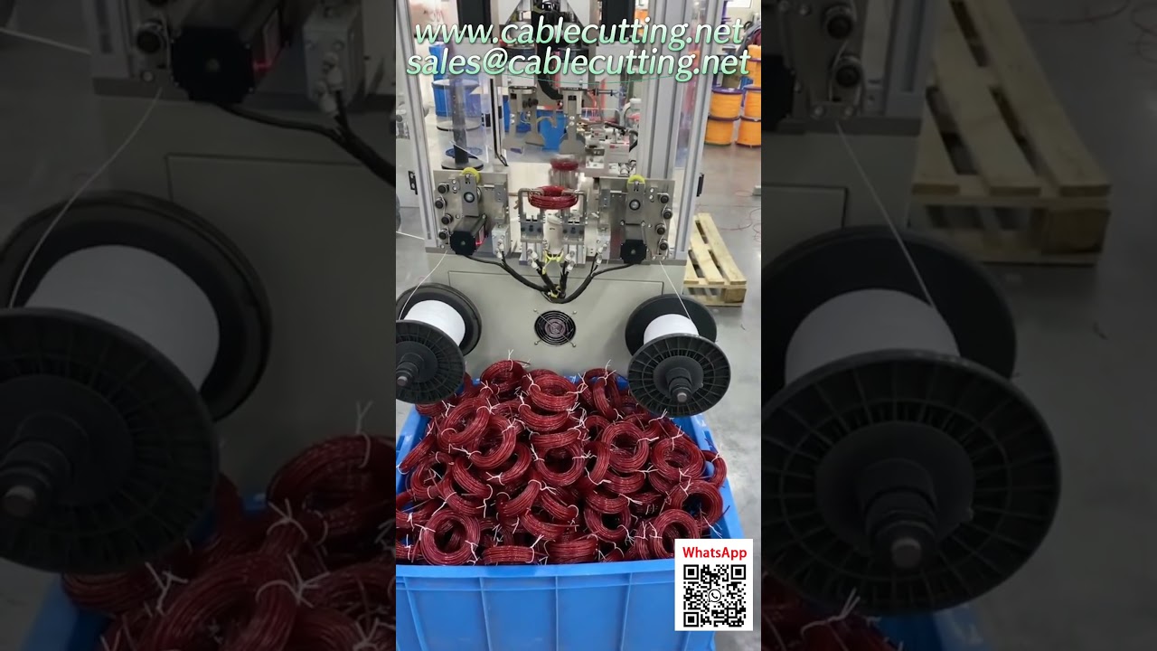 Live vanuit de werkplaats: Trimmerdraad wikkel- en bindmachine in volle productie