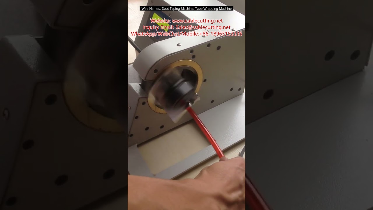 Automatische spot-tapmachine voor kabelbomen | Tapewikkelmachine