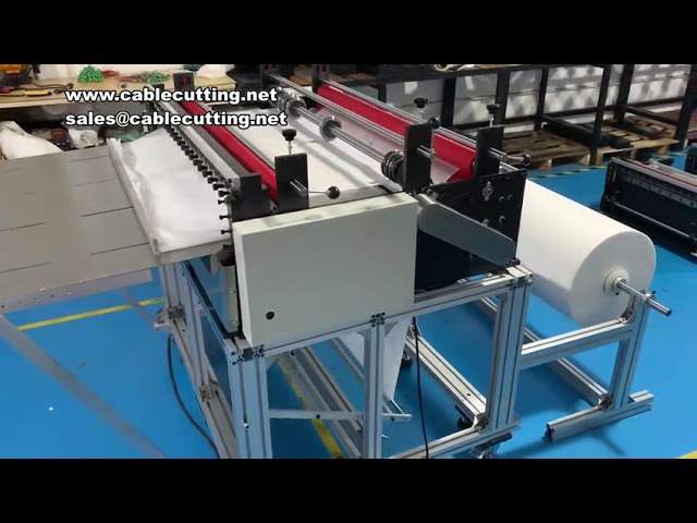 Automatische parelwat snijmachine – horizontaal en verticaal snijden voor bubbelfolie en schuim