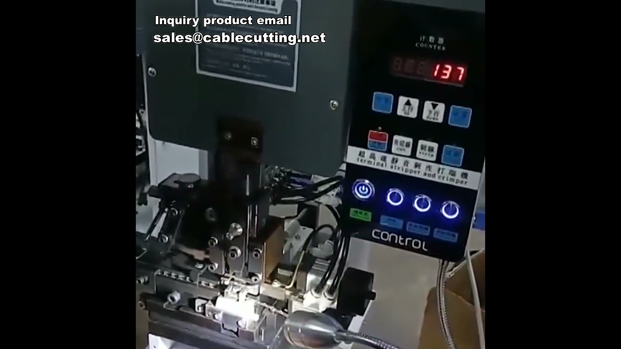 Horizontale krimpmachine voor draad- en kabelverwerking | Efficiënte automatisering