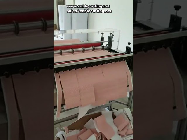 Automatische CNC dwarsnijmachine voor non-woven stoffen & maskerdoek – precisie snijden met luchtmes