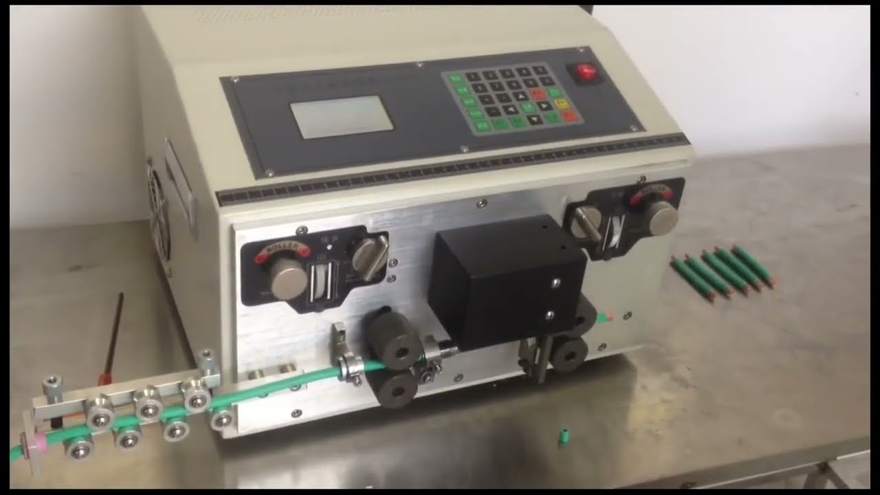 Ultrasnelle draadstrip- en snijmachine voor kabels 0,5–10 mm²