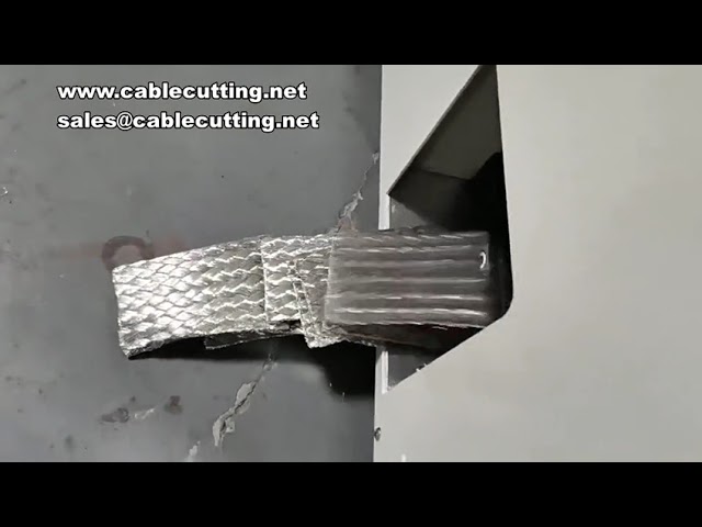 Automatische snijmachine voor vaste lengte: geweven zakken, aluminium banden en airco-waterleidingen