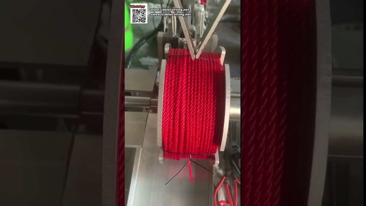 Hoogefficiënte automatische bundelmachine voor nylon touwverpakking