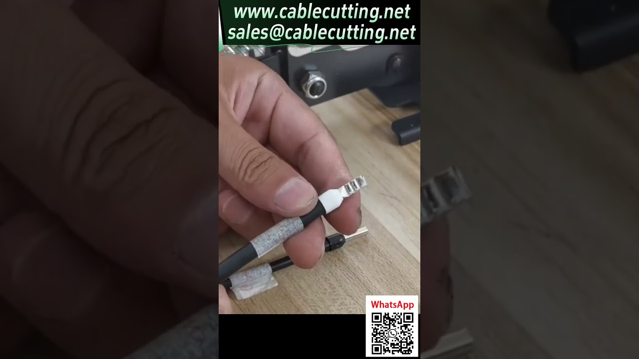 Pneumatische krimpmachine demonstratie: perfecte kabelterminal krimpresultaten