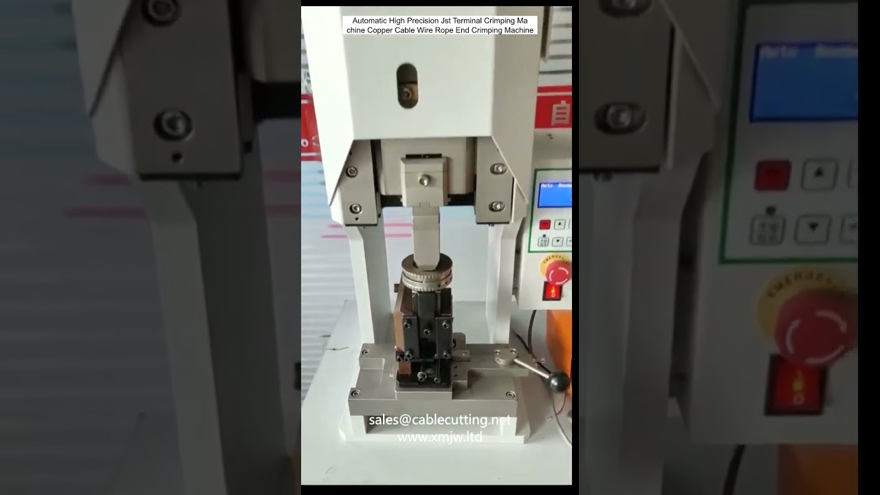 Automatische hoge-precisie JST terminalkrimpmachine voor koperkabels en staalkabels