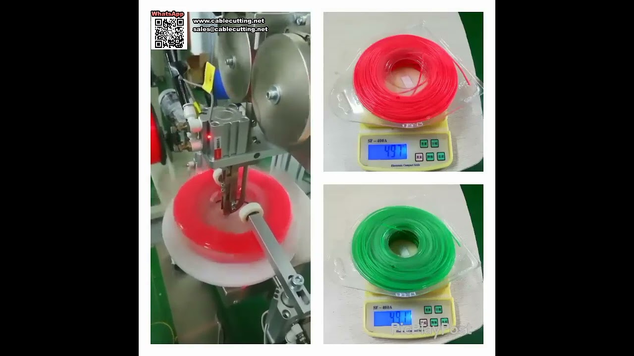 Hoogrendement Verticale Pound Spool Blisterverpakkingsmachine voor Trimmerlijn